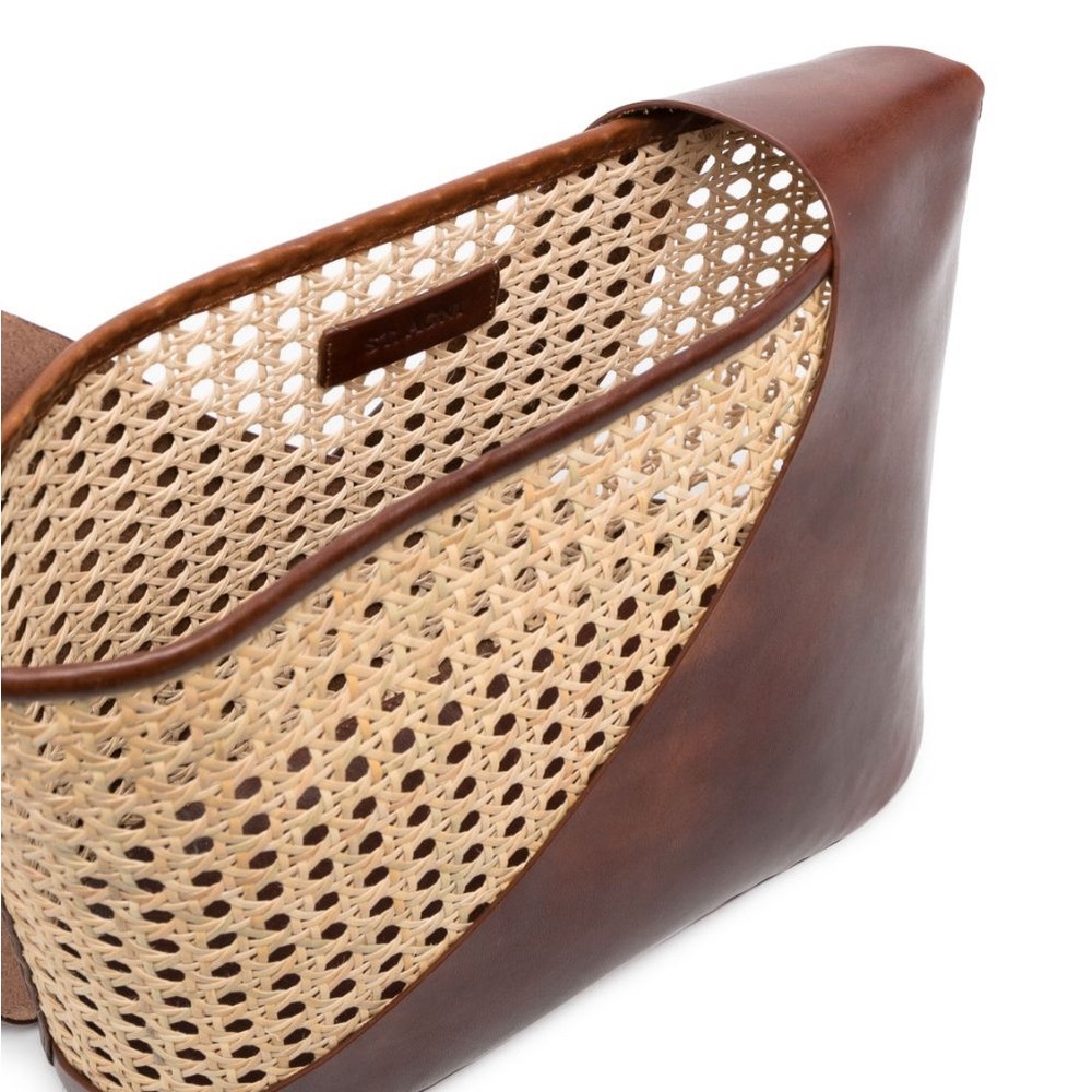 St. Agni NWT Rattan Shoulder Bag Layered